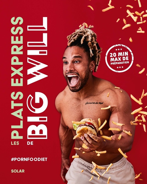 ebook cover of Les plats express de Big Will, by Willy Trussardi