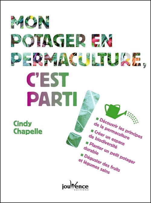 Couverture ebook de Mon potager en permaculture, c'est parti !, de Cindy Chapelle