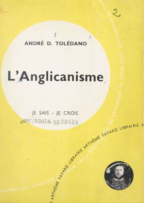 ebook cover of Frères séparés (13). L'anglicanisme, by Andre Daniel Toledano