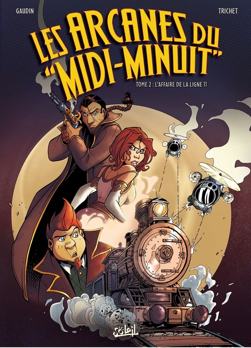 Couverture ebook de Les Arcanes du Midi-Minuit T02 - L'Affaire de la Ligne 11, de Christian Gaudin