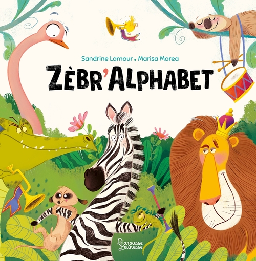 Couverture ebook de Zebr'Alphabet, de Sandrine Lamour