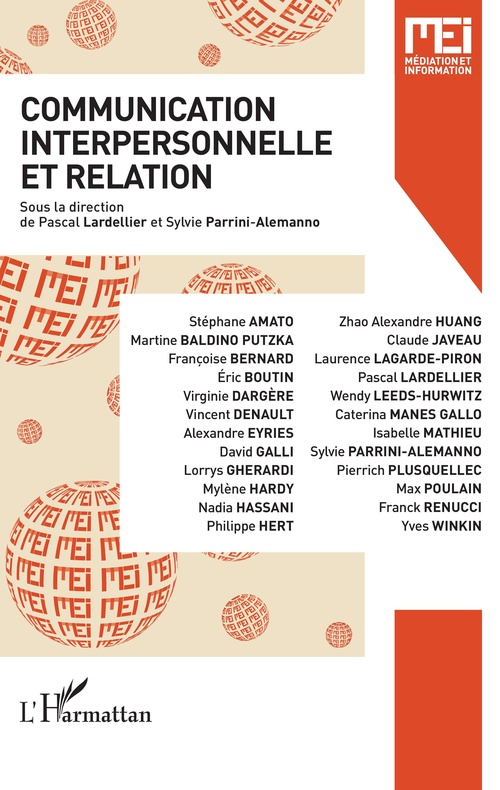 ebook cover of Communication interpersonnelle et relation, by Pascal Lardellier, Sylvie Parrini-alemanno