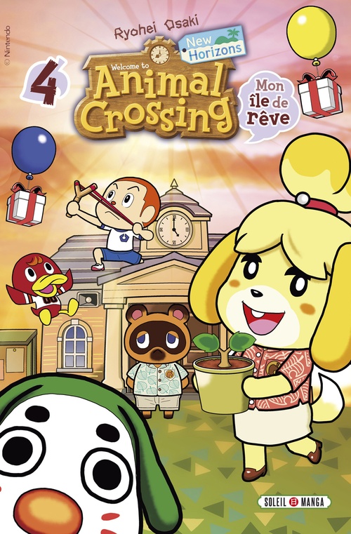 ebook cover of Animal Crossing : New Horizons - Mon île de rêve T04, by Ryohei Osaki