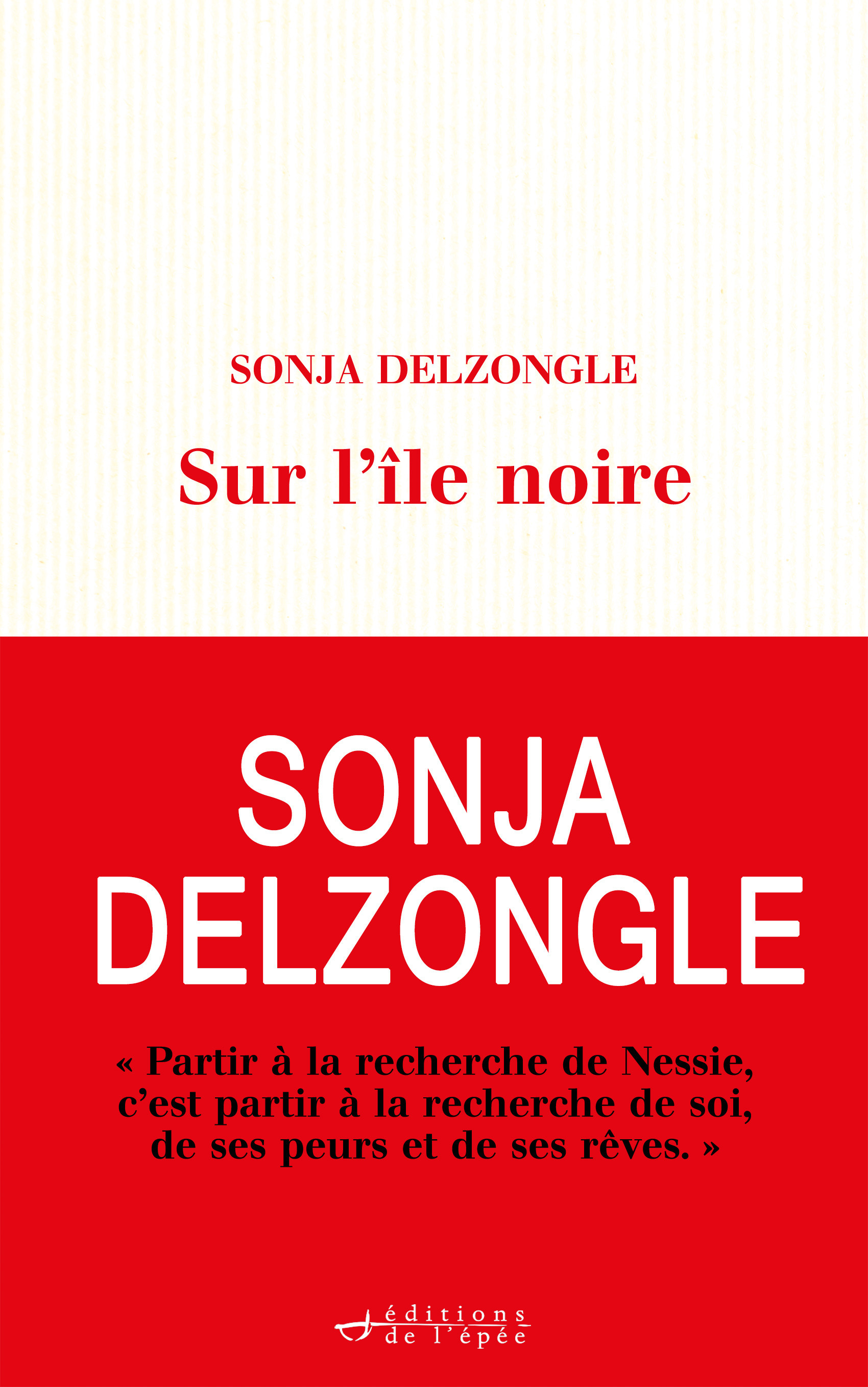 ebook cover of Sur l'île noire, by Sonja Delzongle