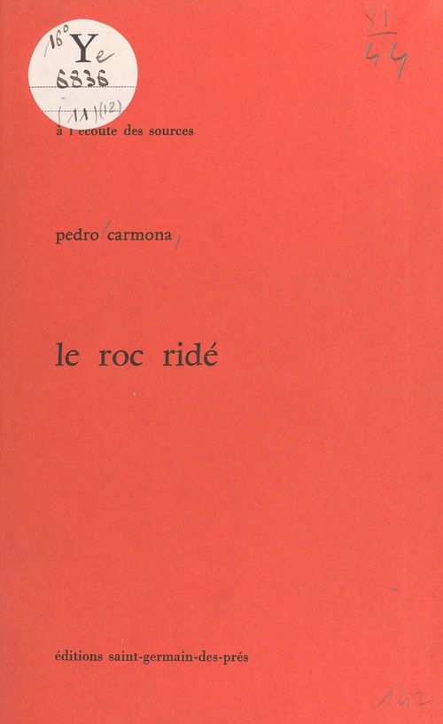 ebook cover of Le Roc ridé, by Pedro Carmona