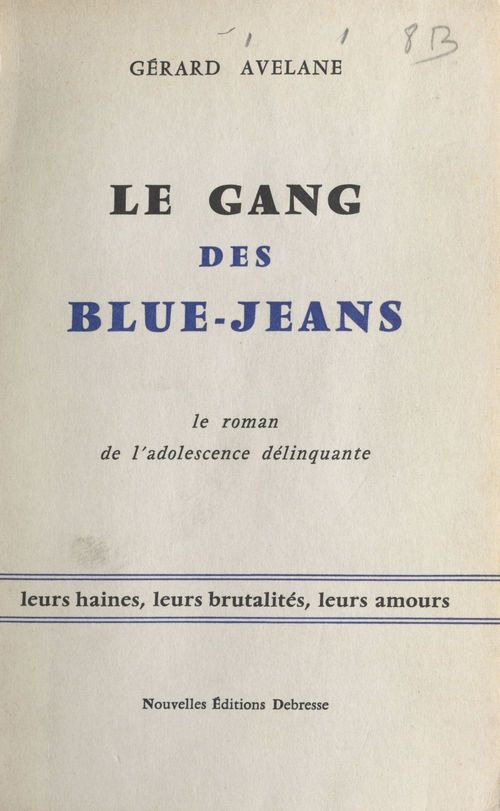 ebook cover of Le gang des blue-jeans, by Gerard Avelane