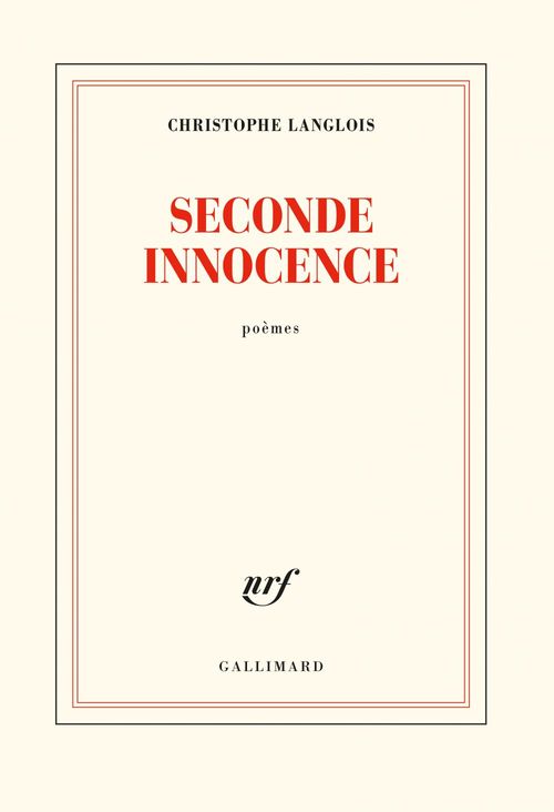 ebook cover of Seconde innocence, by Christophe Langlois