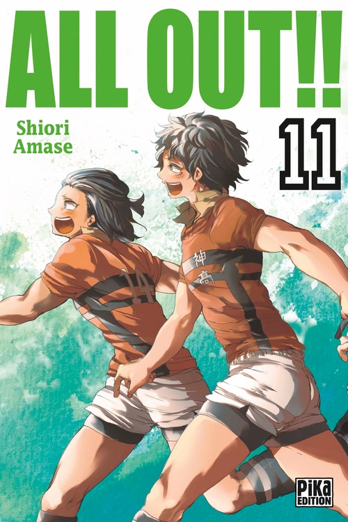 Couverture ebook de All Out!! T11, de Shiori Amase