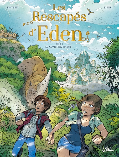 Couverture ebook de Les Rescapés d'Eden T01 - Au commencement..., de Bernard Swysen, Siteb