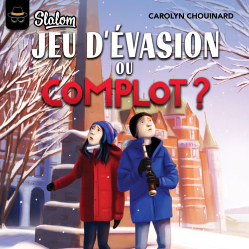 audiobook cover of Slalom: Jeu d'évasion ou complot ?, by Carolyn Chouinard