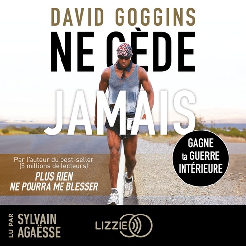 audiobook cover of Ne cède jamais, by David Goggins