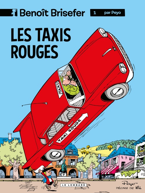 Couverture ebook de Benoît Brisefer (Lombard) - tome 1 - Les Taxis rouges, de Peyo