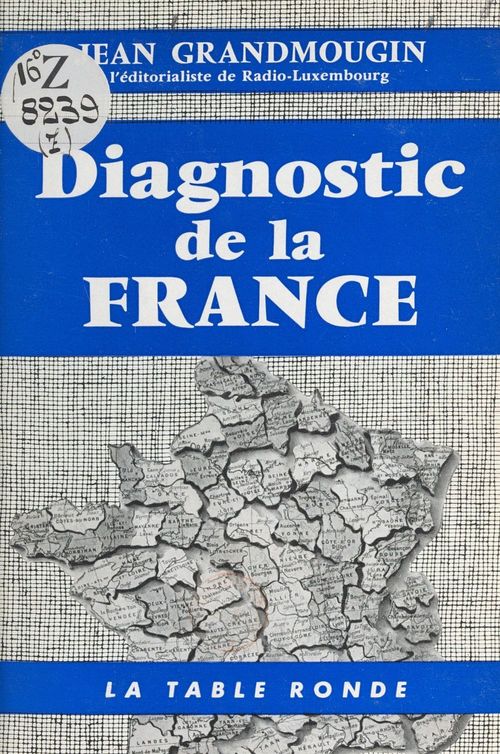 Couverture ebook de Diagnostic de la France, de Jean Grandmougin