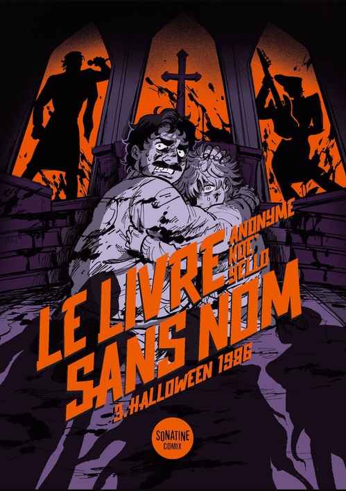 Couverture ebook de Le Livre sans nom - Tome 3 Halloween 1986, de Bourbon Kid (Anonyme), Yello