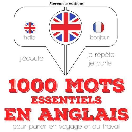 audiobook cover of 1000 mots essentiels en anglais, by JM Gardner