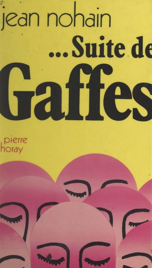 Couverture ebook de Suite de "Gaffes", de Jean Nohain