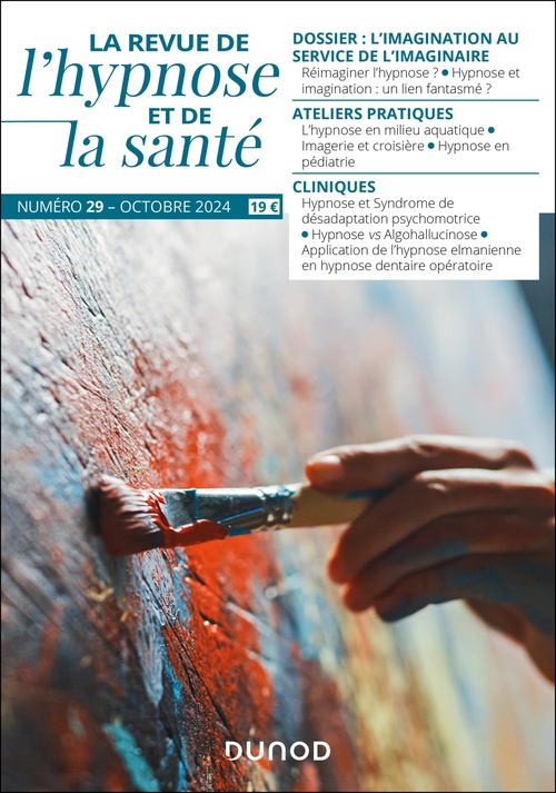 Couverture ebook de Revue de l'hypnose et de la santé N°29 - 4/2024, de Collectif