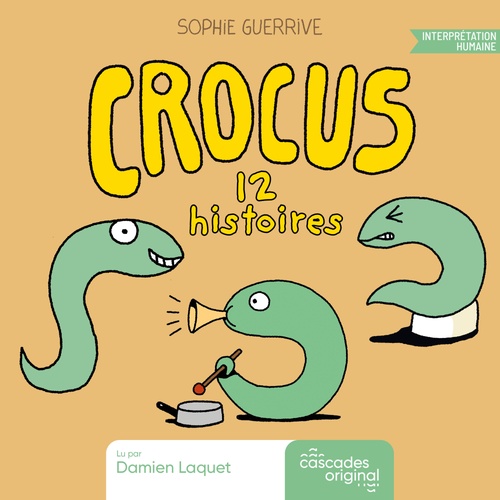 Couverture audiobook de Crocus - 12 histoires de Crocus, de Sophie Guerrive