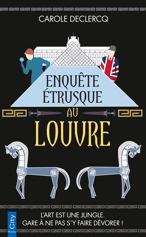 ebook cover of Enquête étrusque au Louvre, by Carole Declercq