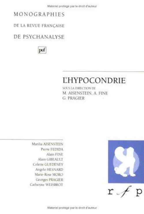Couverture ebook de L'hypocondrie, de Marilia Aisenstein