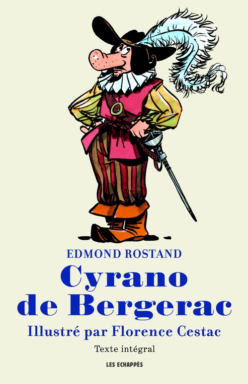 Couverture ebook de Cyrano de Bergerac, de Florence Cestac