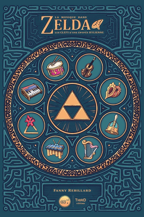ebook cover of La musique dans Zelda, by Fanny Rebillard