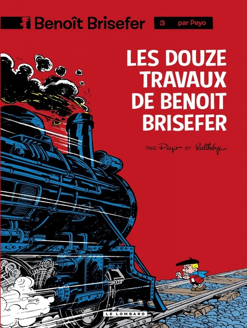 Couverture ebook de Benoît Brisefer (Lombard) - tome 3 - Les Douze travaux de Benoît Brisefer, de Peyo