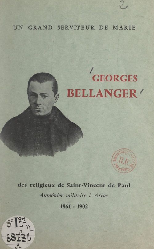 ebook cover of Un grand serviteur de Marie, Georges Bellanger, by Paul Massiot