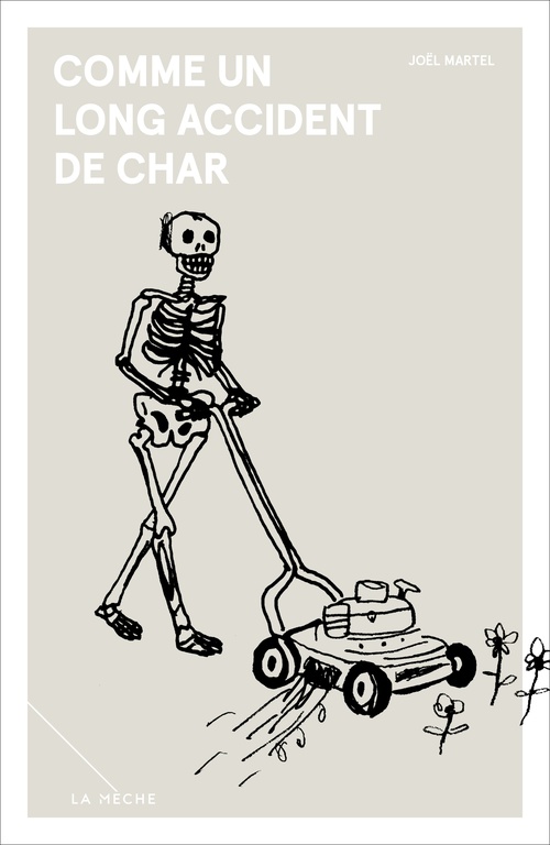 Couverture ebook de Comme un long accident de char, de Joël Martel