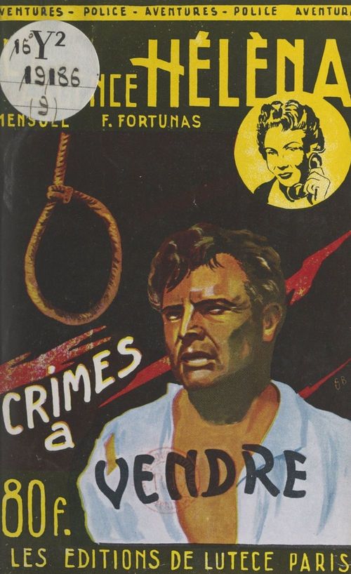 Couverture ebook de Crimes à vendre, de Francis Fortunas