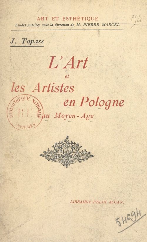 ebook cover of L'art et les artistes en Pologne au Moyen Âge, by Jan Topass