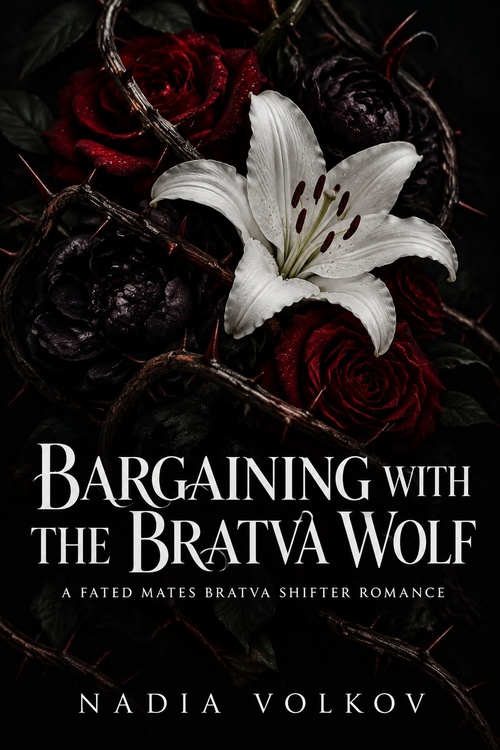 Couverture ebook de Bargaining with the Bratva Wolf, de Nadia Volkov