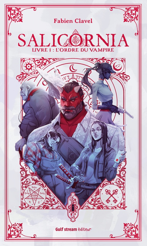 Couverture ebook de Salicornia - Tome 1 L'Ordre du vampire, de Fabien Clavel