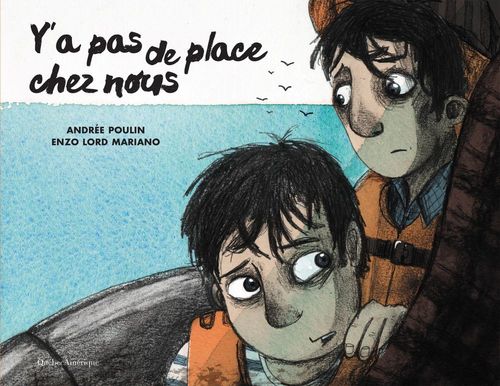 Couverture ebook de Y'a pas de place chez nous, de Andrée Poulin