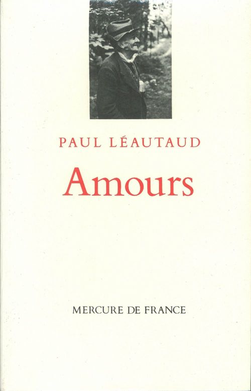 Couverture ebook de Amours, de Paul Léautaud