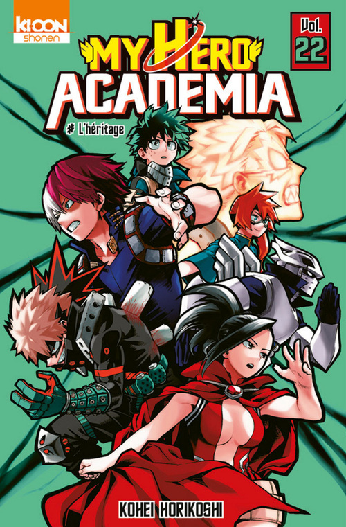 ebook cover of My Hero Academia T22, by Kohei Horikoshi