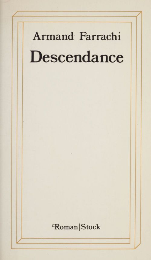 Couverture ebook de Descendance, de Armand Farrachi
