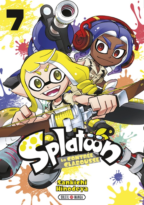 ebook cover of Splatoon - La Contrée Clabousse T07, by Sankichi Hinodeya