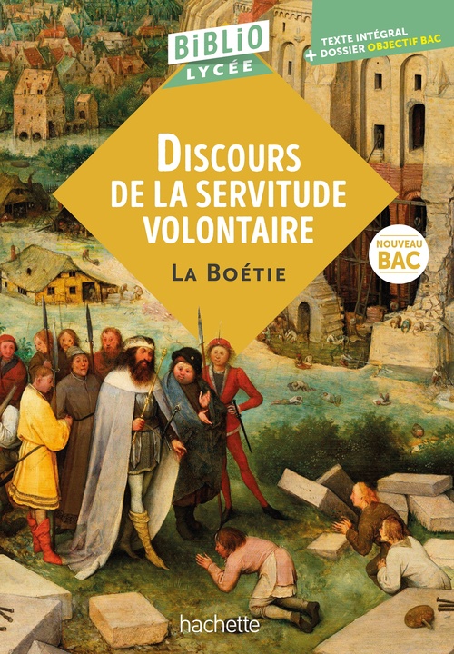 ebook cover of BiblioLycée - Discours de la servitude volontaire, La Boétie - BAC 2026, by Étienne de La Boétie