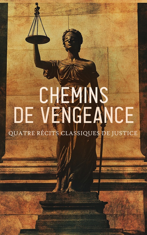 Couverture ebook de Chemins de Vengeance : Quatre Récits Classiques de Justice, de William Shakespeare, Victor Hugo, Choderlos De Laclos, Prosper Merimee