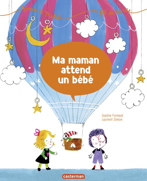 Couverture ebook de Aimée et Mehdi... au fil de la vie (Tome 2) - Maman attend un bébé, de Sophie Furlaud, Laurent Simon