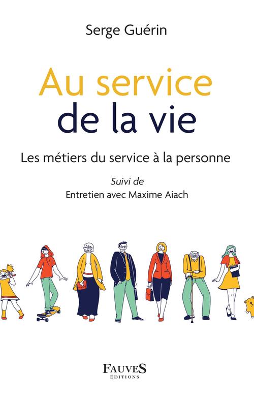 ebook cover of Au service de la vie, by Serge Guérin