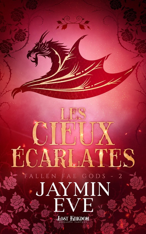 ebook cover of Les cieux écarlates, by Jaymin Eve