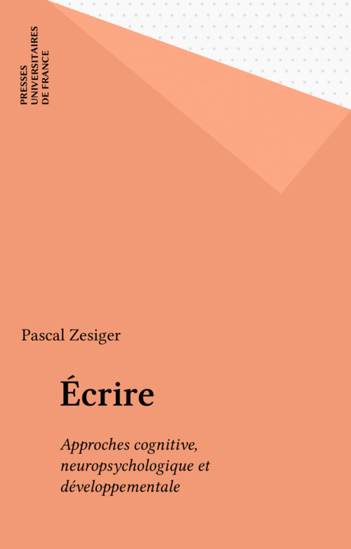 Couverture ebook de Écrire, de Pascal Zesiger