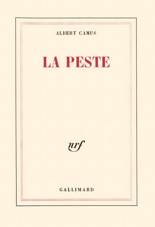 ebook cover of La Peste, by Albert Camus