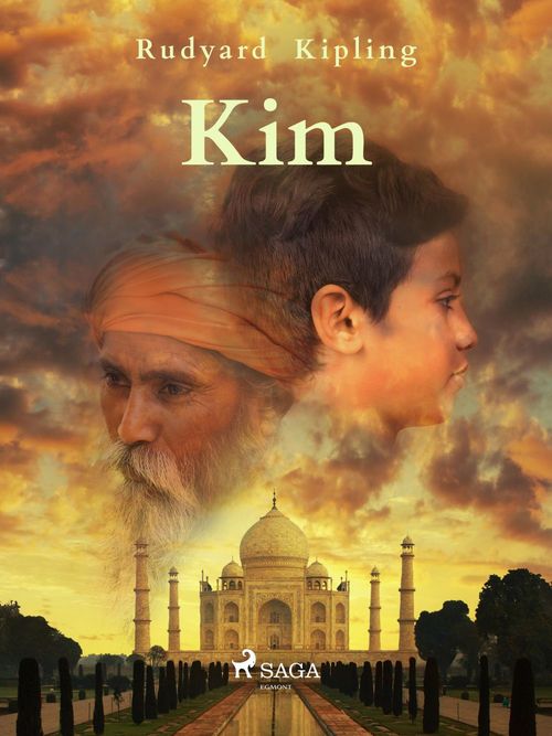 ebook cover of Kim, by Rudyard Kipling