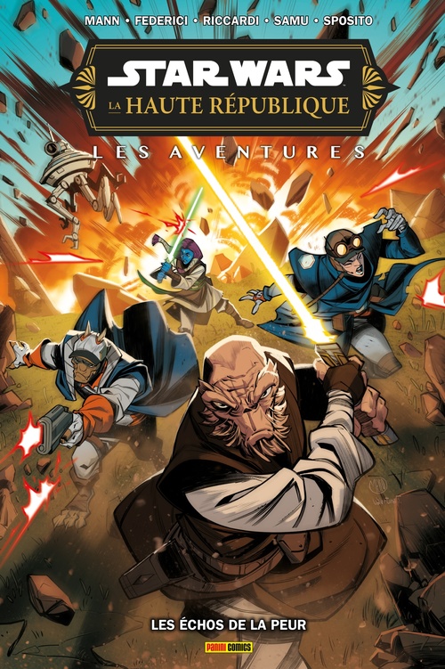 ebook cover of Star Wars - La Haute République : Les Aventures - Les Échos de la Peur, by George Mann