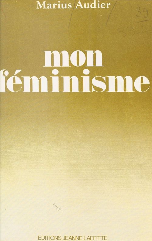 ebook cover of Mon féminisme, by Marius Audier