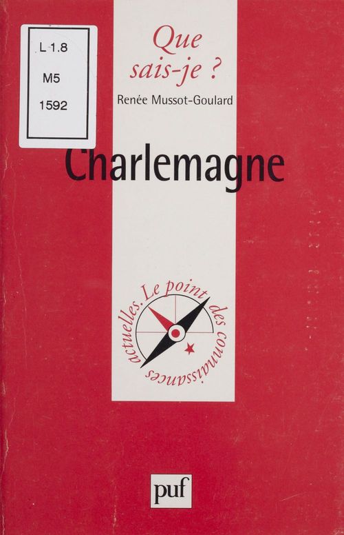 Couverture ebook de Charlemagne, de Renée Mussot-goulard