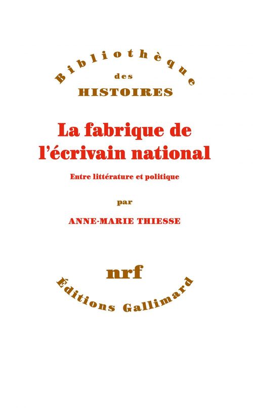 ebook cover of La fabrique de l´écrivain national, by Anne-marie Thiesse